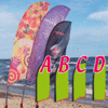 Beachflag "Segel"