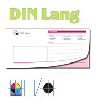 Durchschreibe-Formulare DIN Lang