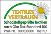 Beispiel Textiles Vertrauen - deutsches Öko Tex Zeichen